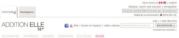 Addition Elle Boutique Et Magasins En Ligne