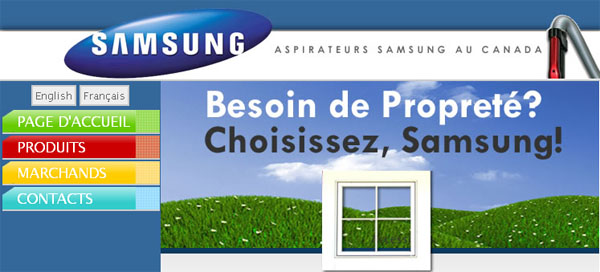Aspirateur Balayeuse Samsung Canada Site En Ligne