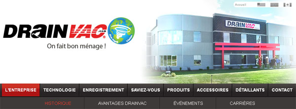 Balayeuse Aspirateur Drainvac Canada Site En Ligne