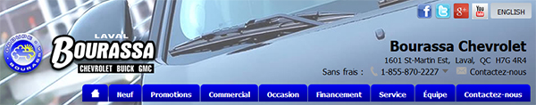 Bourassa Chevrolet Buick Gmc En Ligne