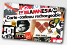 Carte Cadeau Amnesia