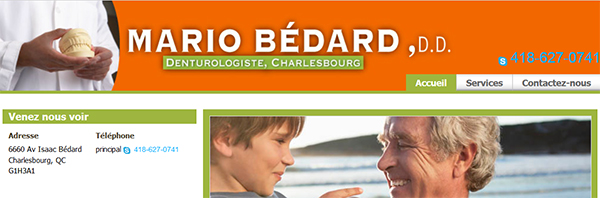 Mario Bédard Denturologiste En Ligne
